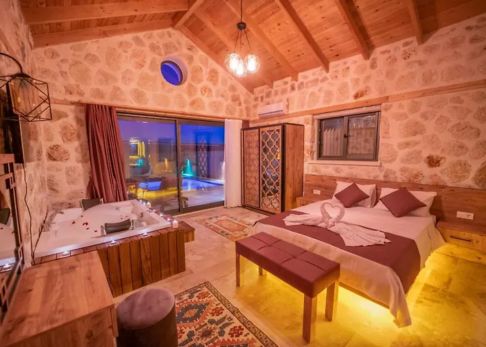 Villa Zorlu - 2 Bedroom With Jacuzzi In Kalkan